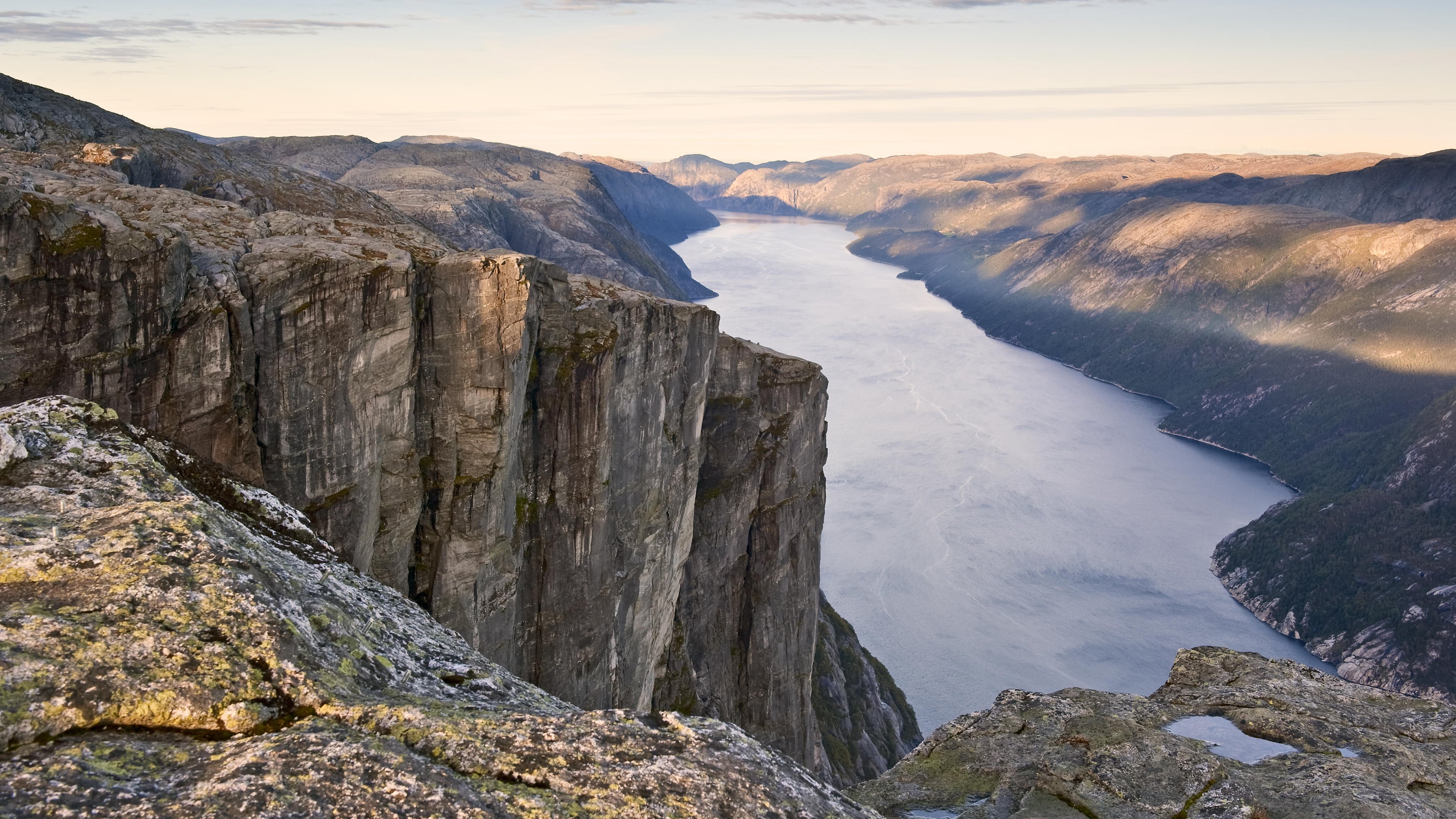 Image of a Norwegian fjord with the Northern Lights